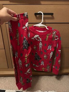 Hanna Andersson Red Star Wars Character Kids Pajama Set